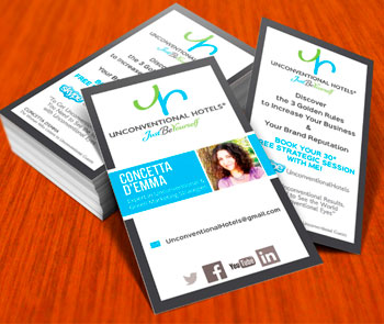 Realizziamo un'immagine con effetto 3D del tuo biglietto da visita